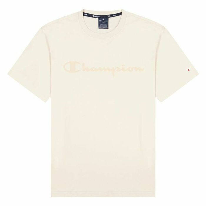 Camiseta de Manga Corta Champion Crewneck T-Shirt M Beige