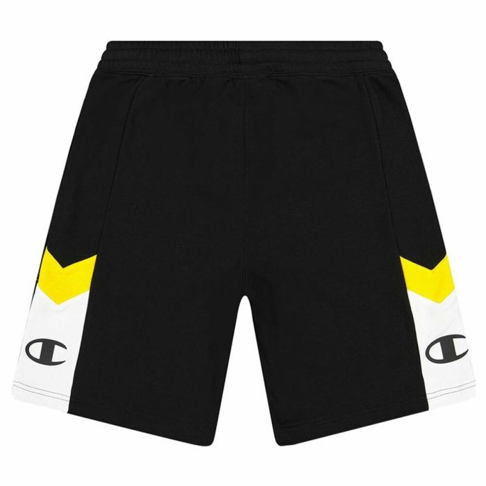 Pantalones Cortos Deportivos para Hombre Champion Color Block Negro