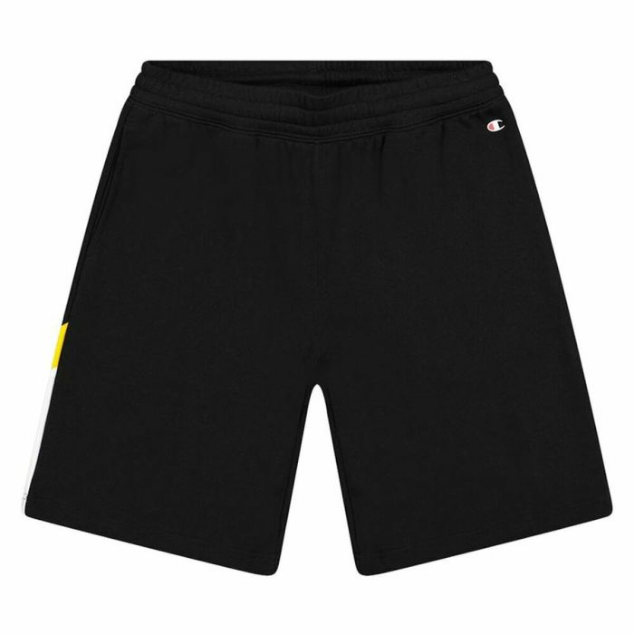 Pantalones Cortos Deportivos para Hombre Champion Color Block Negro 1