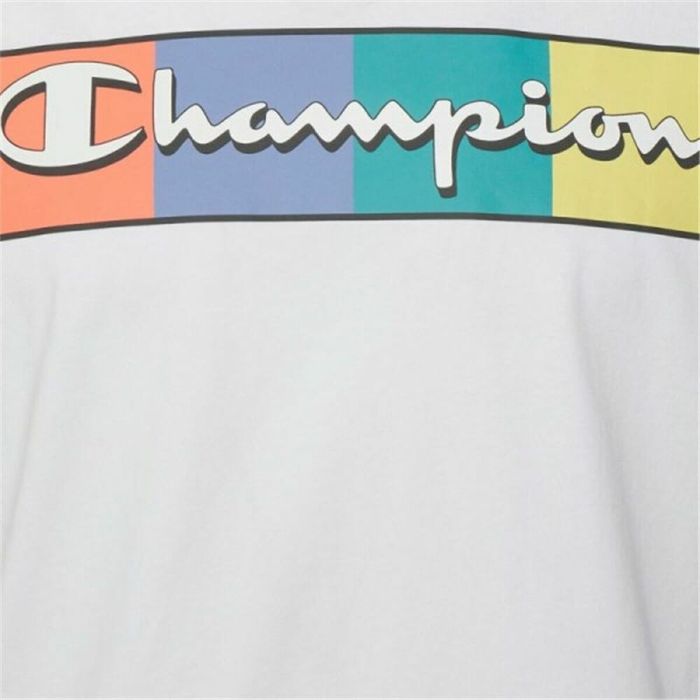 Camiseta de Manga Corta Champion Crewneck Blanco 1