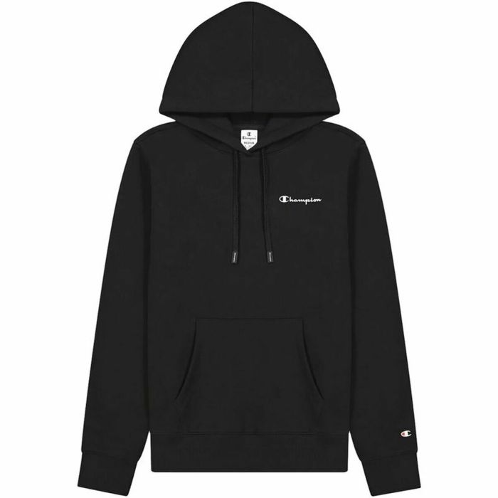 Sudadera con Capucha Mujer Champion Negro