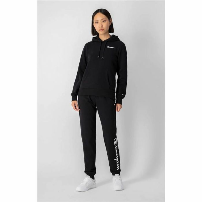 Sudadera con Capucha Mujer Champion Negro 3