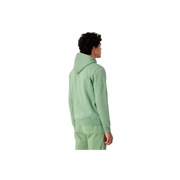 Sudadera con Capucha Hombre Champion Crewneck Blanco Verde limón 1