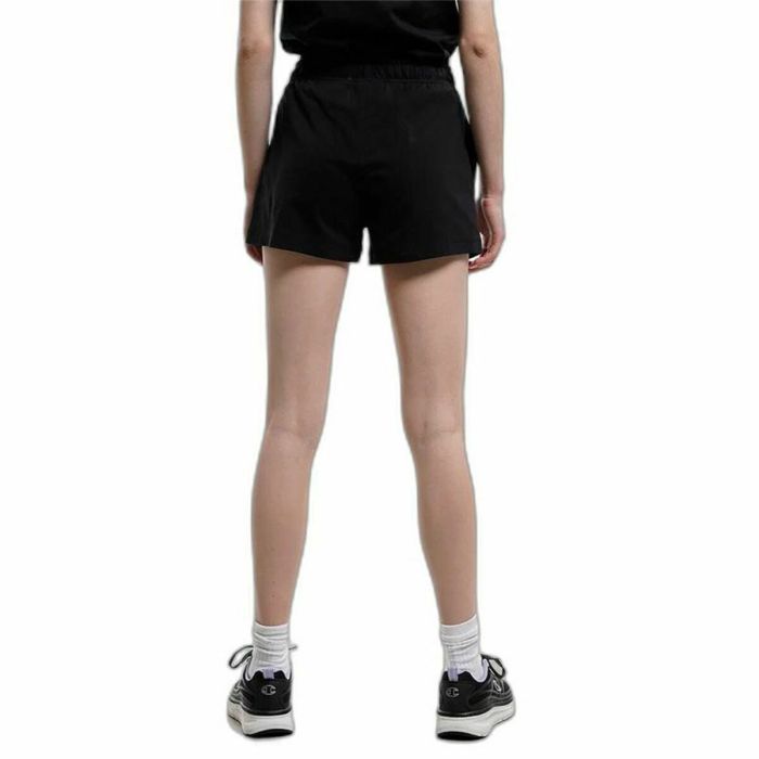 Pantalones Cortos Deportivos para Mujer Champion Shorts Negro 3