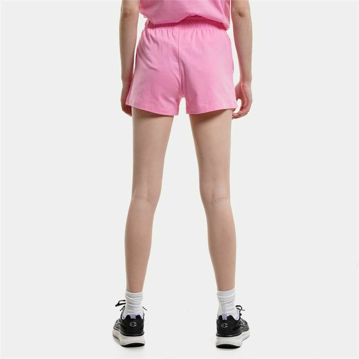 Pantalones Cortos Deportivos para Mujer Champion Rosa Fucsia 3