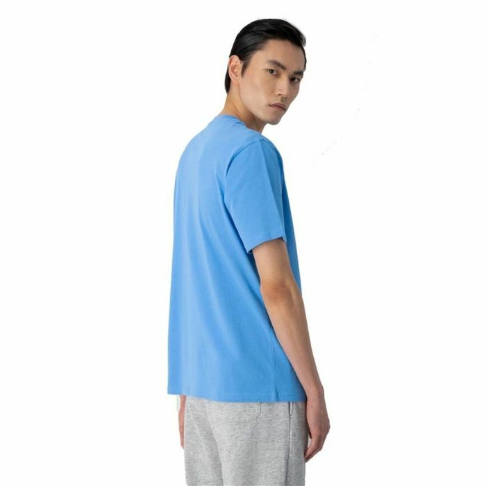 Camiseta de Manga Corta Hombre Champion Crewneck Azul 3