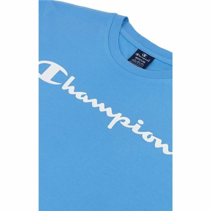 Camiseta de Manga Corta Hombre Champion Crewneck Azul 1