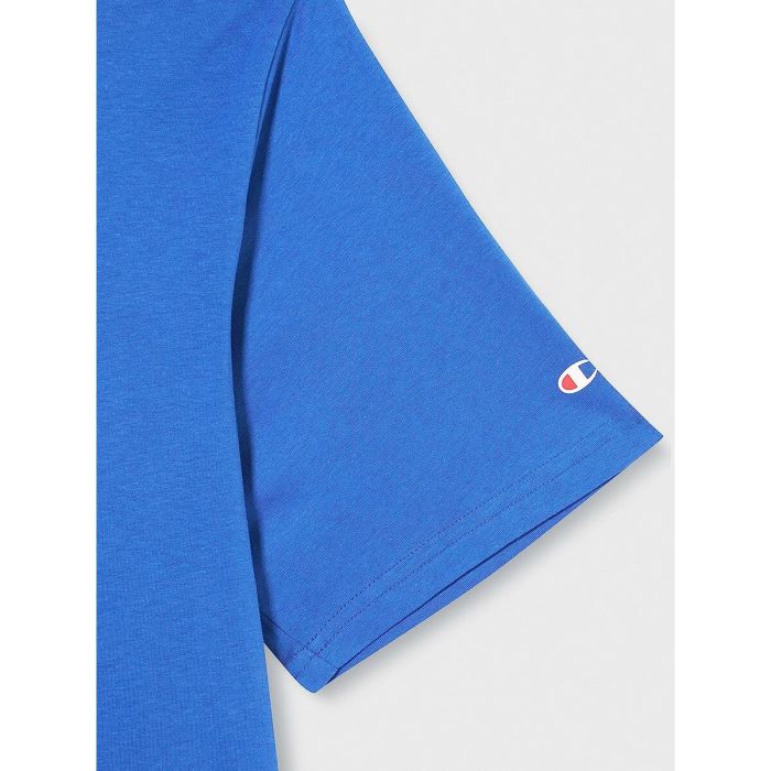 Camiseta de Manga Corta Hombre Champion Crewneck Azul 1