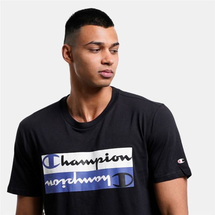 Camiseta Champion Crewneck Negro Hombre 1