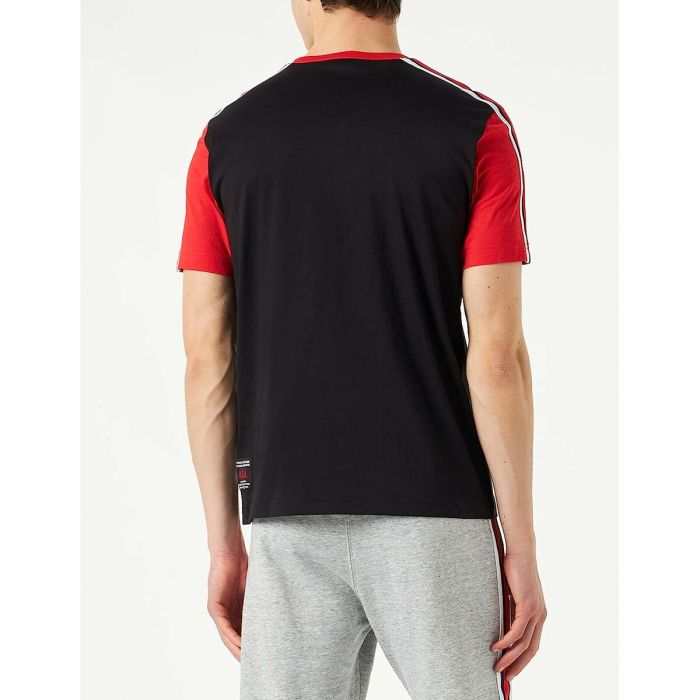 Camiseta de Manga Corta Hombre Champion Crewneck Negro 7