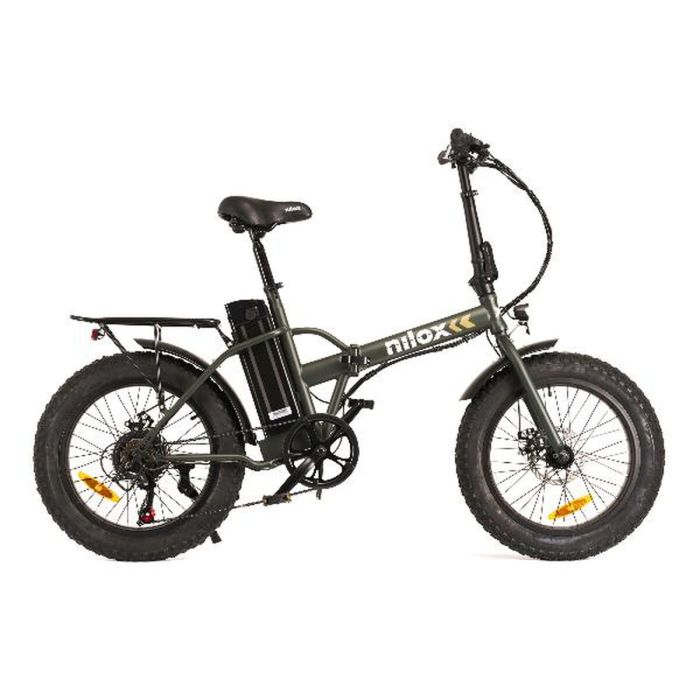 Bicicleta Eléctrica Nilox X8 Plus Negro/Blanco 25 km/h 20" 250 W 1