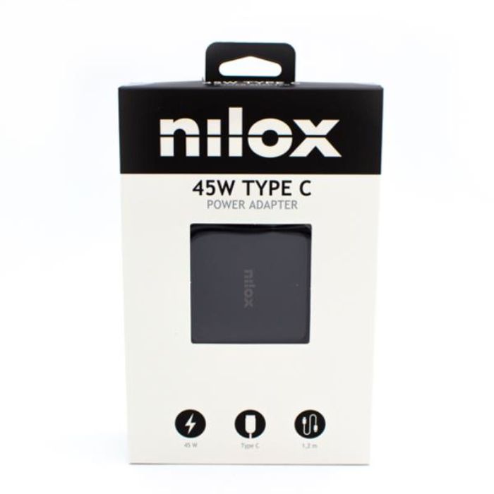 Cargador para Portátil Nilox NXCARUSBC45 Tipo C 45 W Negro 2