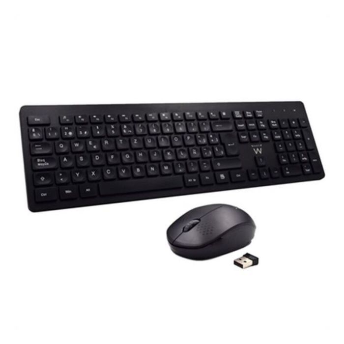 Teclado y Ratón Inalámbrico Ewent EW3256 2.4 GHz Negro Español 1