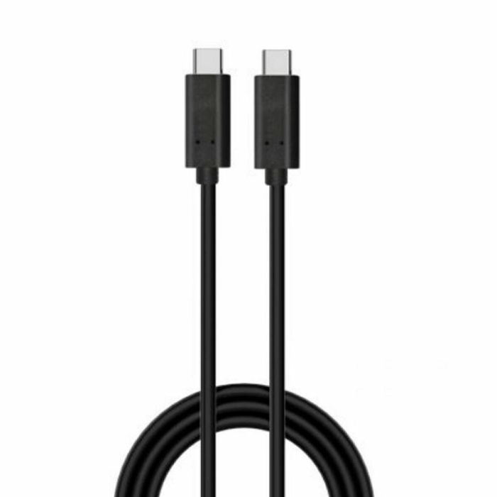 Cable USB-C a USB Ewent EC1046 Negro 1 m 1