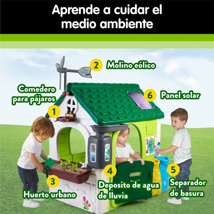 Casa Infantil de Juego Famosa Eco House 150 x 120 x 94 cm 1