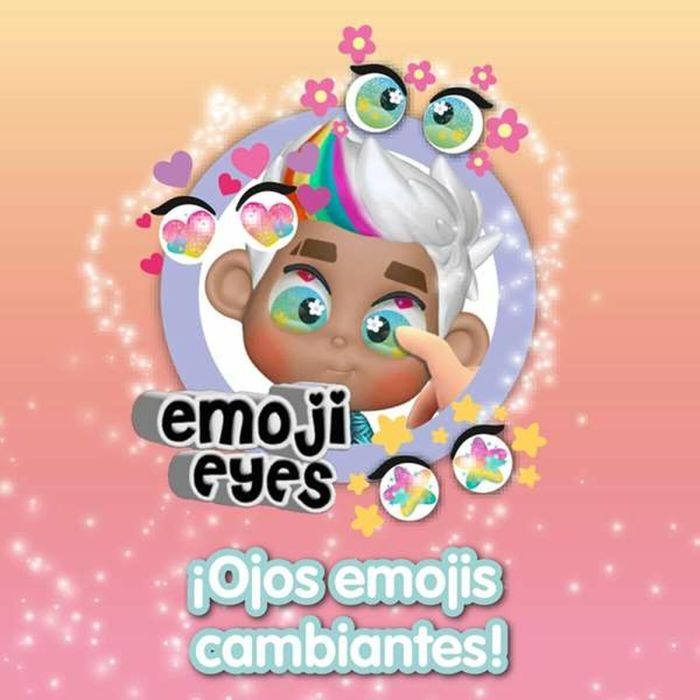 Muñeco Bebé Famosa Mini Trotties Emoji Eyes 12 cm Articulada 6