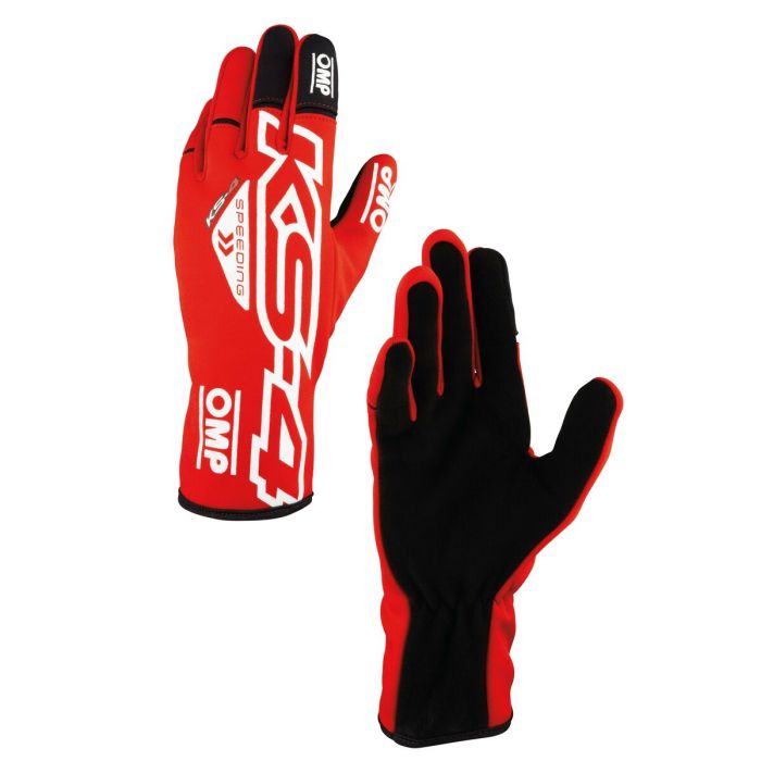 Guantes Ks-4 Kart Rojo- Blanco Talla XS OMPKB02750A01063XS