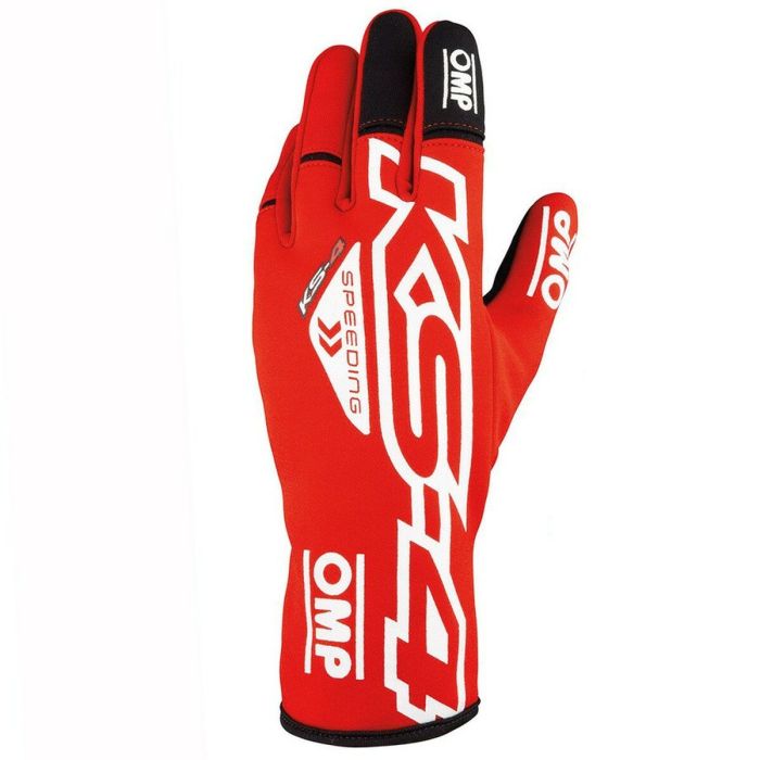 Guantes de Karting OMP KS-4 Rojo Blanco XL