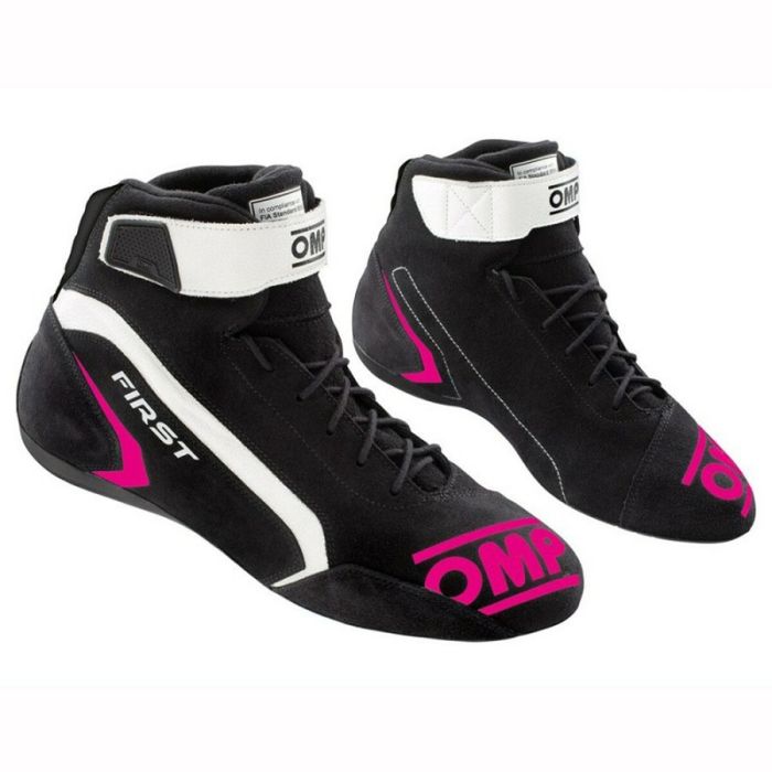 Botines Racing OMP FIRST Negro Fucsia 40 4