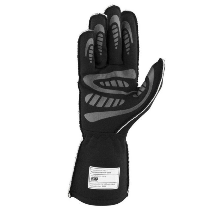 Guantes OMP OMPIB0-0776-A01-178-L Amarillo Negro L FIA 8856-2018 2