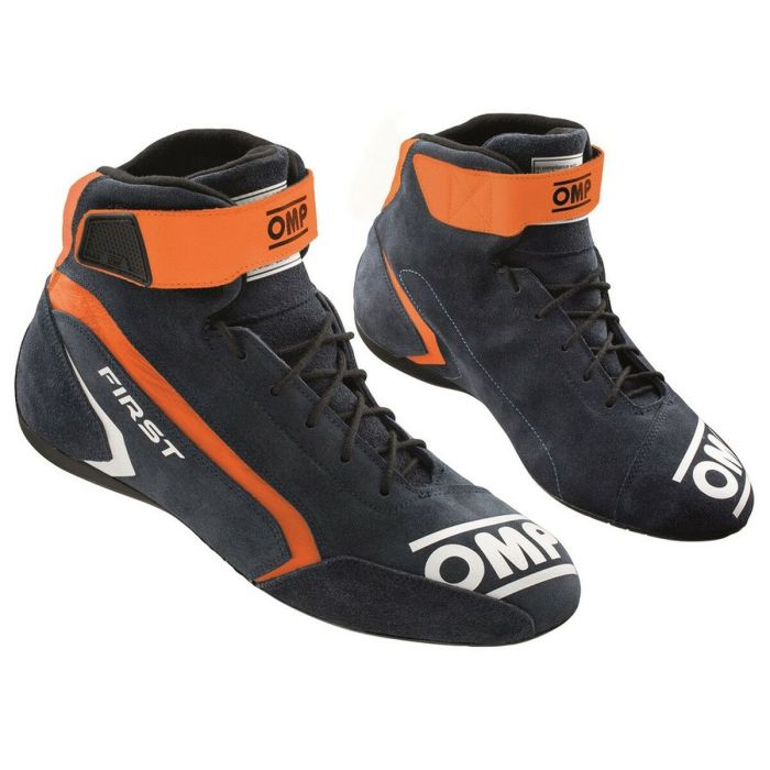 Botines Racing OMP FIRST Azul Naranja 40