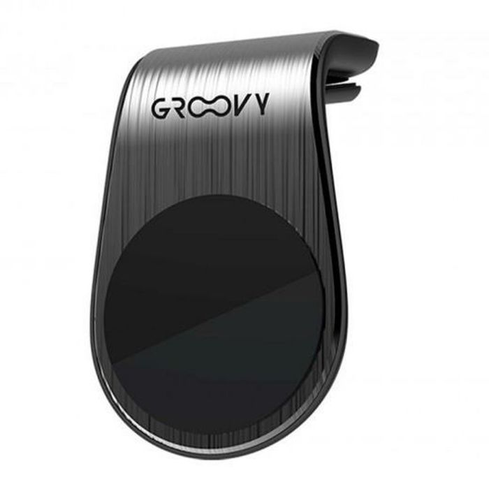 Groovy Soporte De Coche Para Movil Magnetico Gris Oscuro