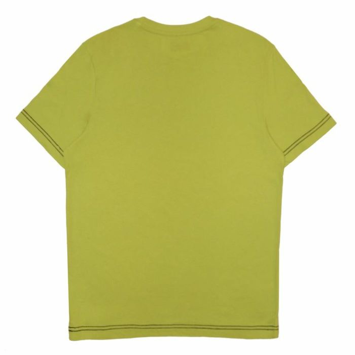 Camiseta de Manga Corta Hombre Lotto Brett Amarillo Verde limón 1