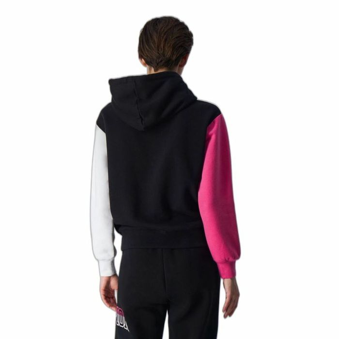 Sudadera con Capucha Mujer Champion Legacy Blanco Rosa Negro 2