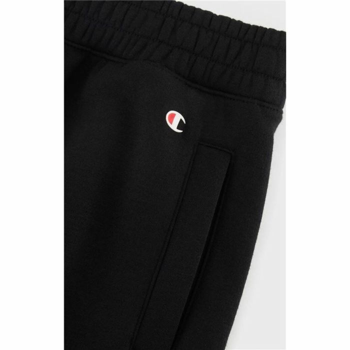 Pantalón Largo Deportivo Champion Elastic Cuff Legacy Negro Mujer 1