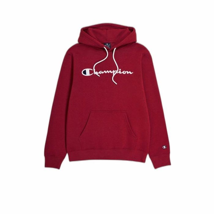 Sudadera con Capucha Hombre Champion Legacy Rojo Oscuro