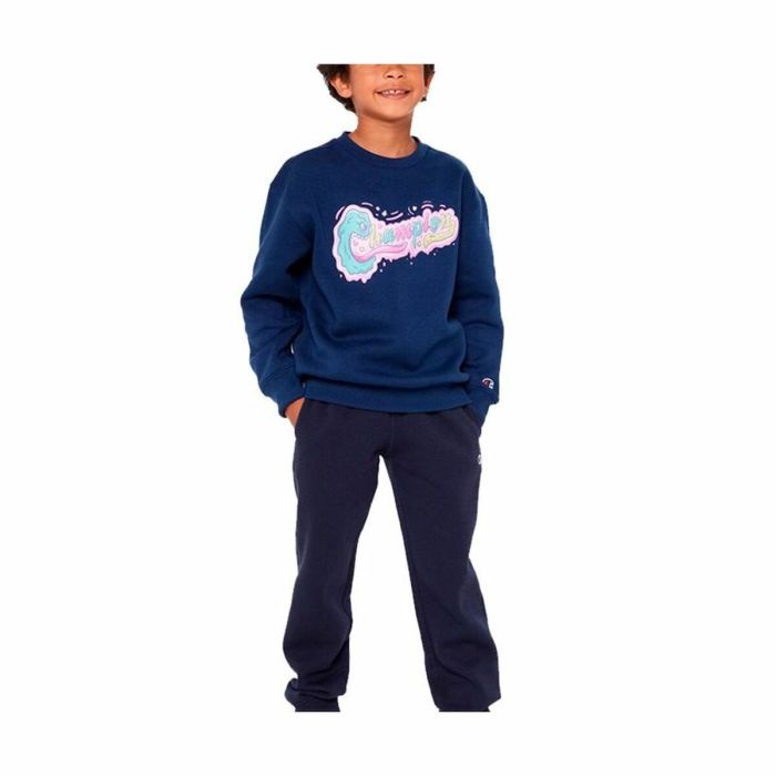 Pantalón de Chándal para Niños Champion Rib Cuff Legacy Azul marino 1