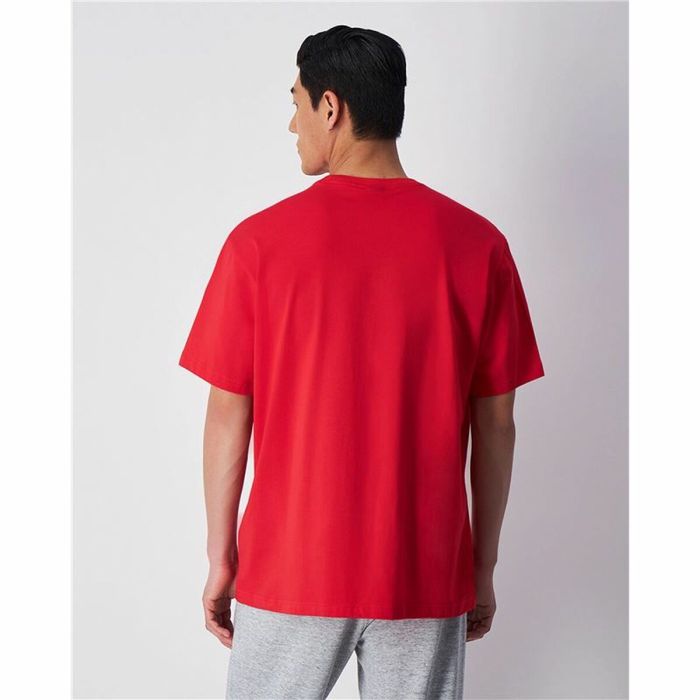 Camiseta de Manga Corta Hombre Champion Crewneck Rojo 1