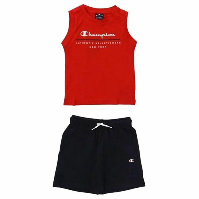 Conjunto Deportivo para Niños Champion Essentials Rojo