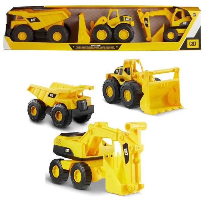 Pack 3 Vehículos 18Cm Caterpillar 82284 Funrise