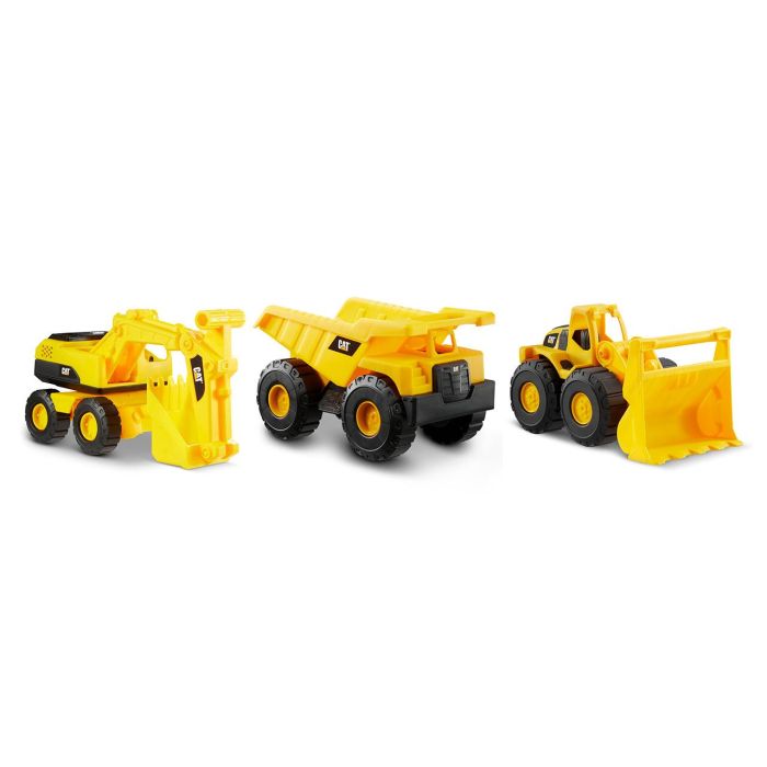 Pack 3 Vehículos 18Cm Caterpillar 82284 Funrise 1