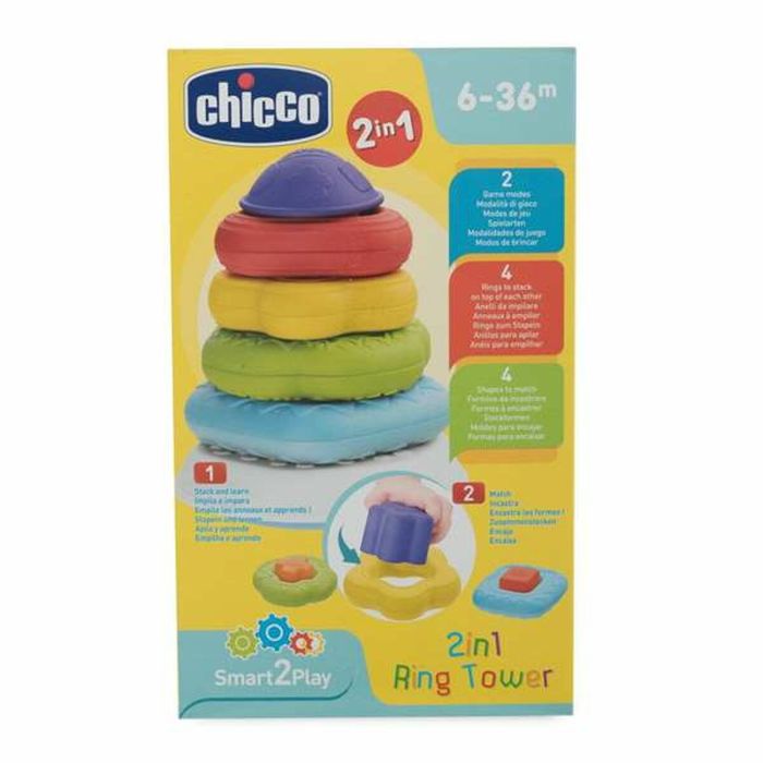 Bloques Apilables Chicco Pyramid PVC 4