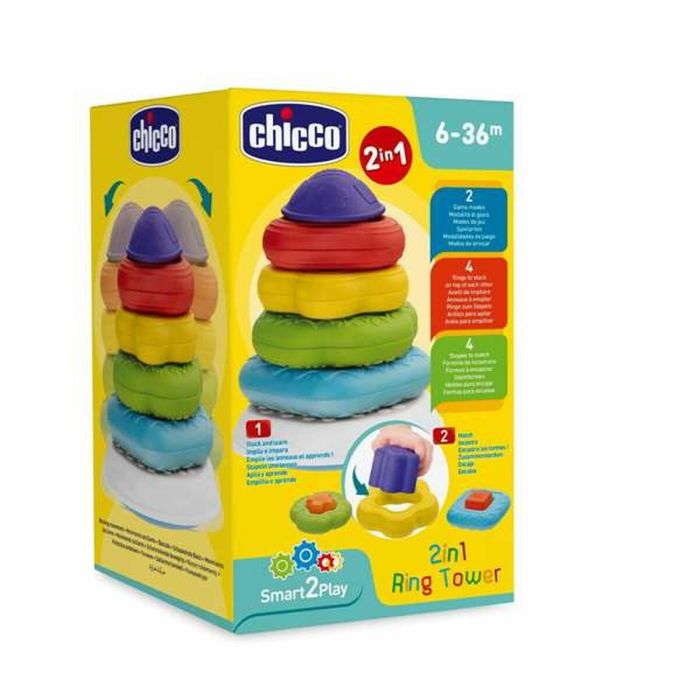 Bloques Apilables Chicco Pyramid PVC 9