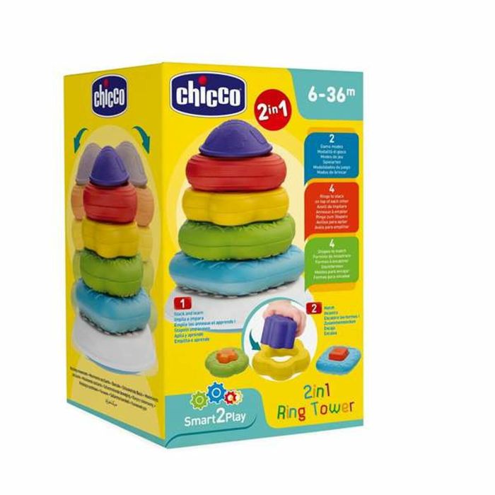 Bloques Apilables Chicco Pyramid PVC 6