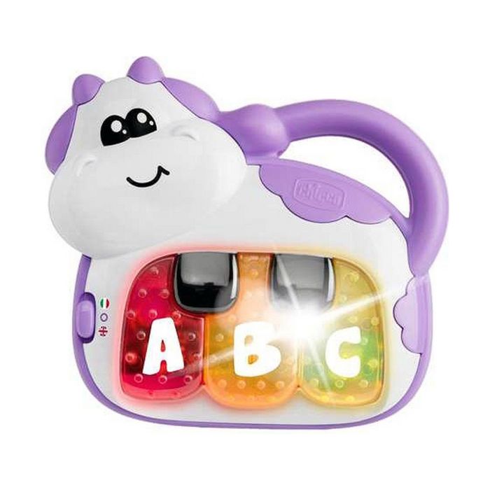 Piano Interactivo para Bebé Chicco Vaca Luces con sonido 4 Piano Interactivo para Bebé Chicco Vaca Luces con sonido 4