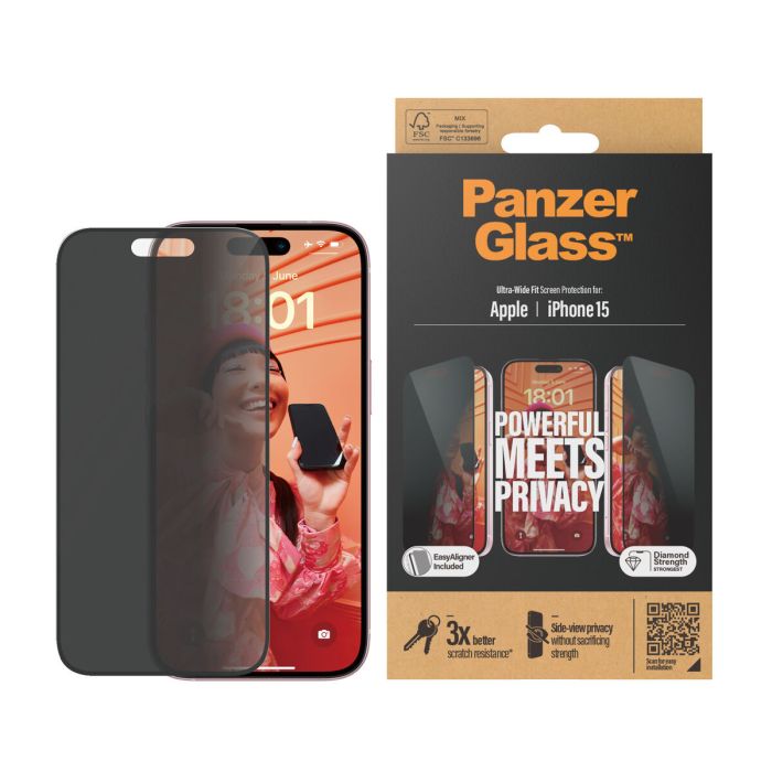 Protector de Pantalla para Móvil Panzer Glass P2809 Apple 2