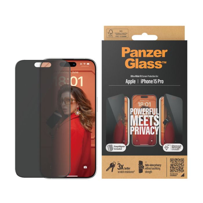 Protector de Pantalla para Móvil Panzer Glass P2810 Apple 3