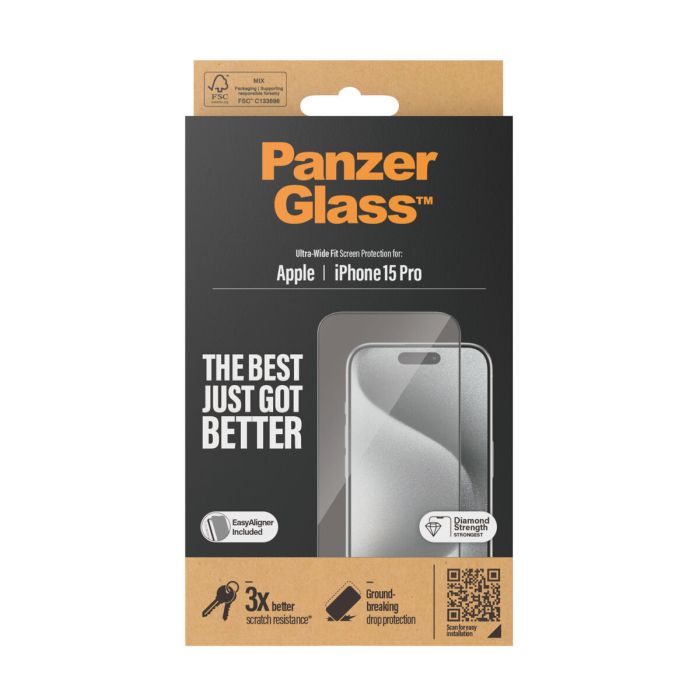 Protector de Pantalla para Móvil Panzer Glass 2810 Apple 1