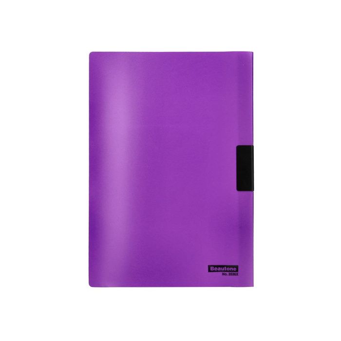 Carpeta Beautone Dossier Pinza Lateral 45306 Polipropildin A4 Violeta 25 H. Pinza Des-Pack De 10 Retractilado 2