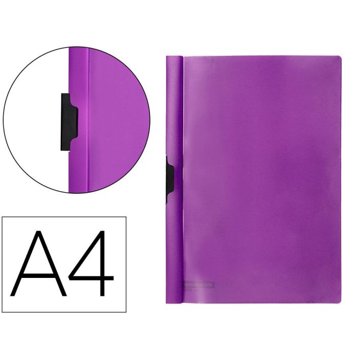 Carpeta Beautone Dossier Pinza Lateral 45306 Polipropildin A4 Violeta 25 H. Pinza Des-Pack De 10 Retractilado