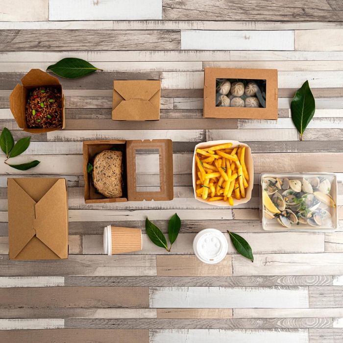 Blister 500 Tapas para Recipiente Cartón Nat Bio Paperlynen 15x15 cm Para Recipiente 0,87 L