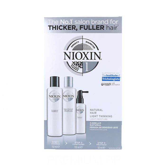 Tratamiento Capilar Fortalecedor Nioxin Trial Kit 3 Piezas