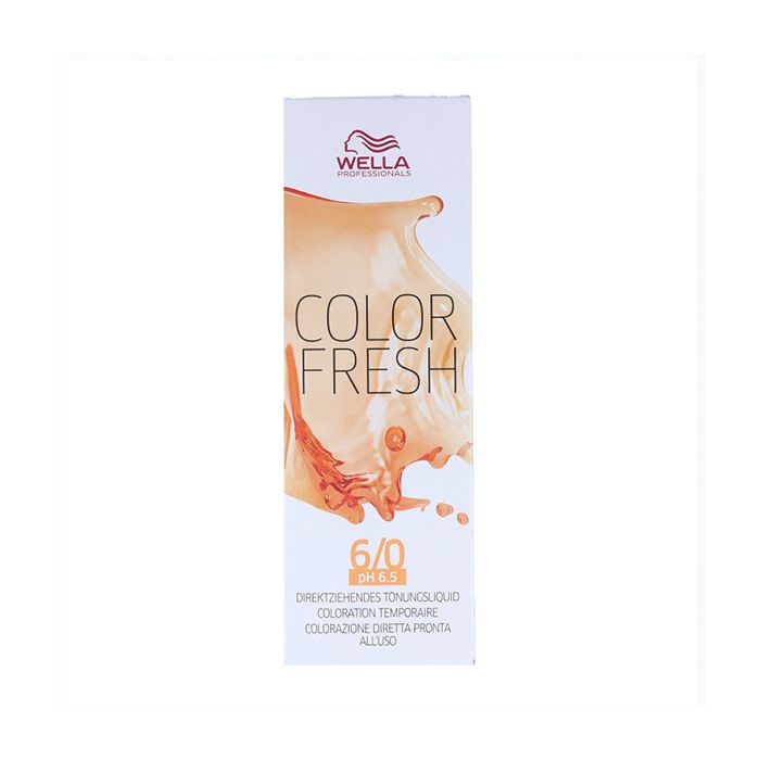 Tinte Temporal Color Fresh Wella Color Fresh Nº 6.0 (75 ml)