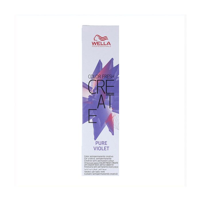 Coloración Semipermanente Wella Fresh Create Pure Violet (60 ml)