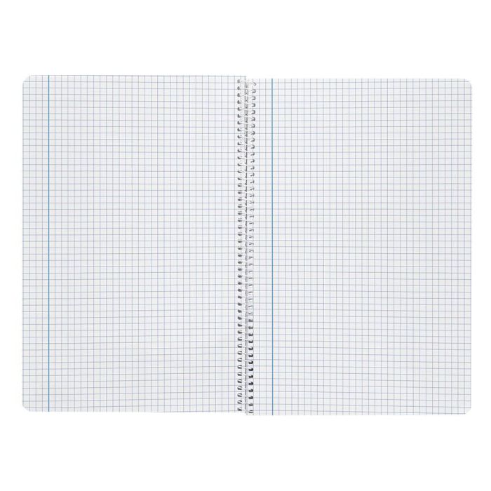 Cuaderno Espiral Liderpapel Folio Smart Tapa Blanda 80H 60 gr Cuadro 4 mm Con Margen Color Violeta 10 unidades 4