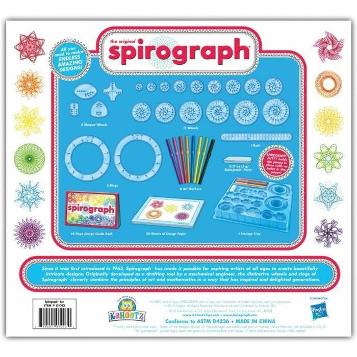 Set de Dibujo Spirograph Silverlit 30 piezas 3
